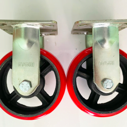 Bánh xe đẩy Hàn Quốc PU 150x48 mm