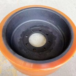 Bánh xe nâng điện 400x160 - Bánh lái PU