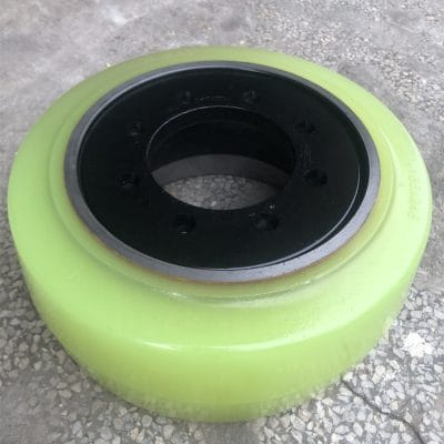 Bánh xe nâng điện 380x165x246 - Bánh lái PU