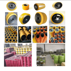 Alternative view of Bánh xe nâng điện 230x75 - Bánh lái PU