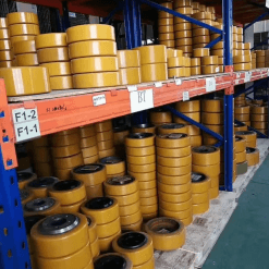 Bánh xe nâng điện 215x90 - Bánh lái PU