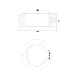 Bánh xe nâng điện 204x76x120 - Bánh cân bằng PU