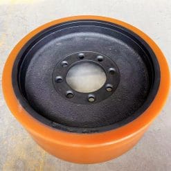 Alternative view of Bánh xe nâng điện 400x160 - Bánh lái PU