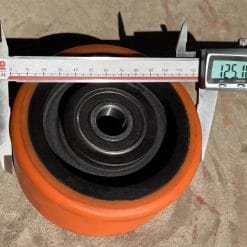 Alternative view of Bánh xe nâng điện 125x60 - Bánh cân bằng PU