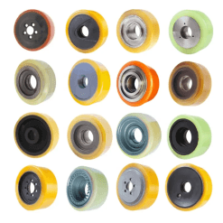 Alternative view of Bánh xe nâng điện 204x76 - Bánh cân bằng PU