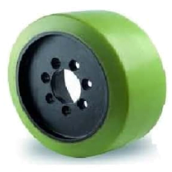 Bánh xe nâng điện 330x145x193.5 - Bánh lái PU