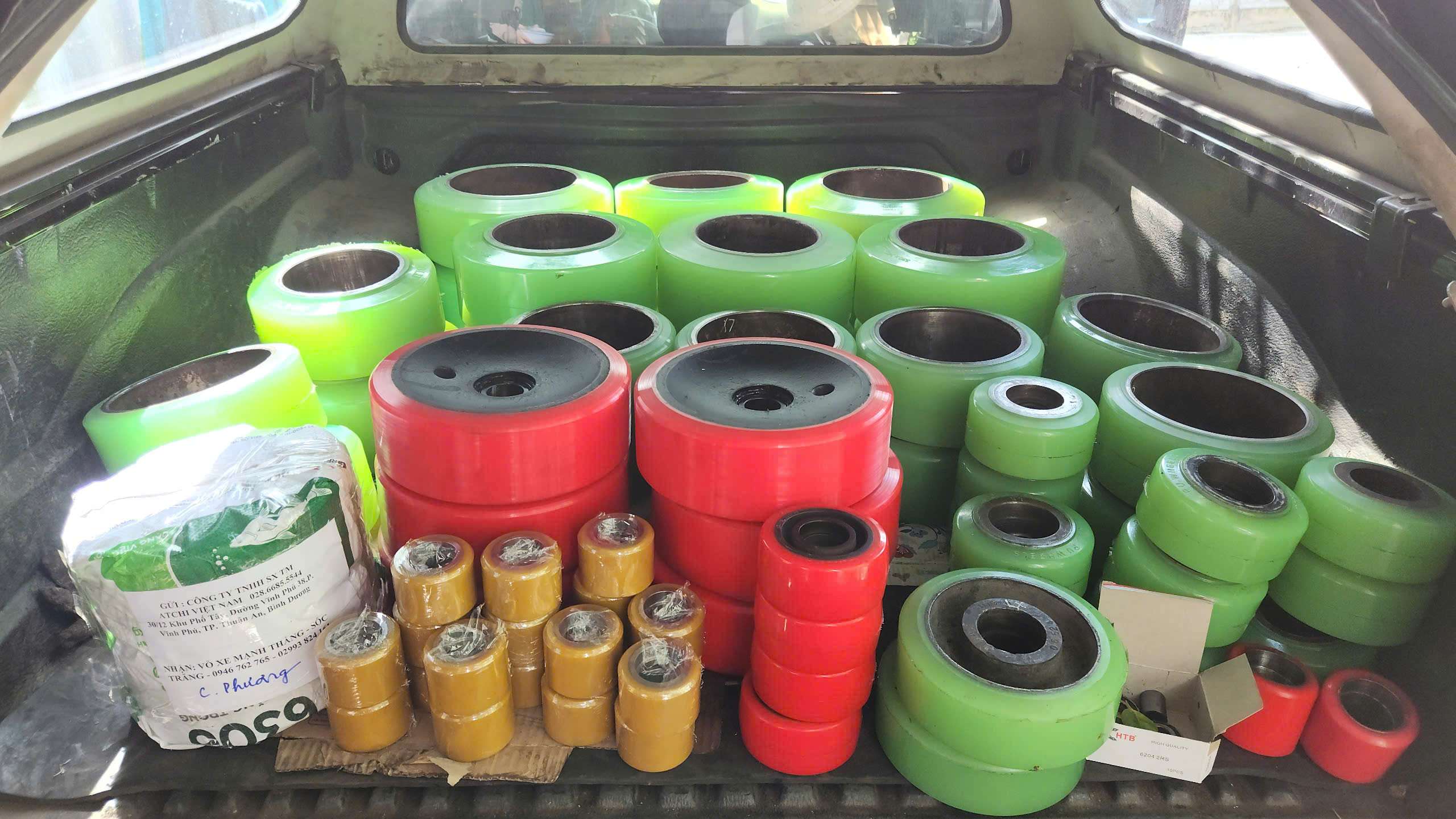 Bánh Xe Nâng Pu Chịu Tải Giá Tốt Bảo Hành đầy đủ, Giao Hàng Nhanh
